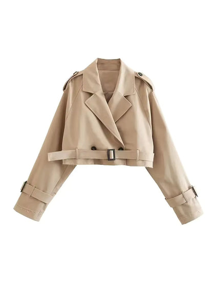 Lalli™ | Cropped trenchcoat